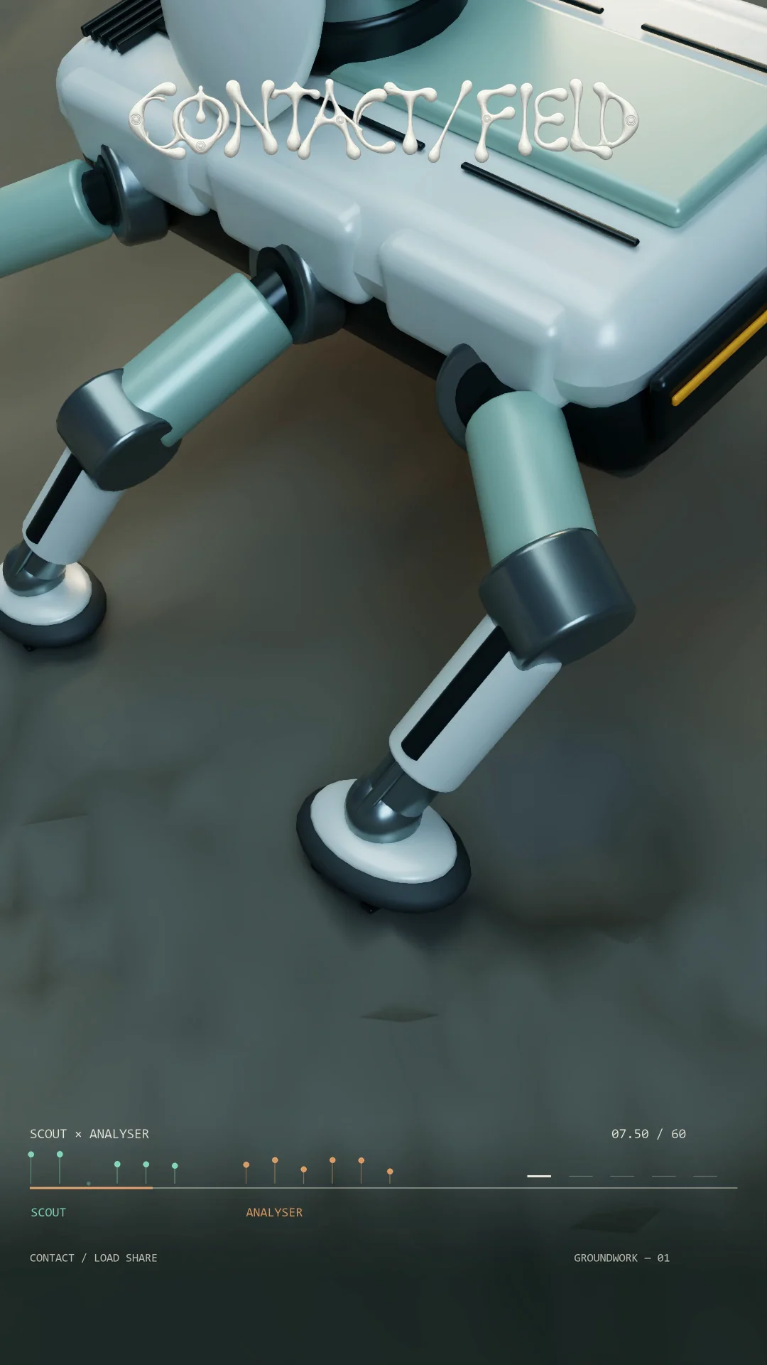 Contact / Field 2 · Materials and joints in close-up